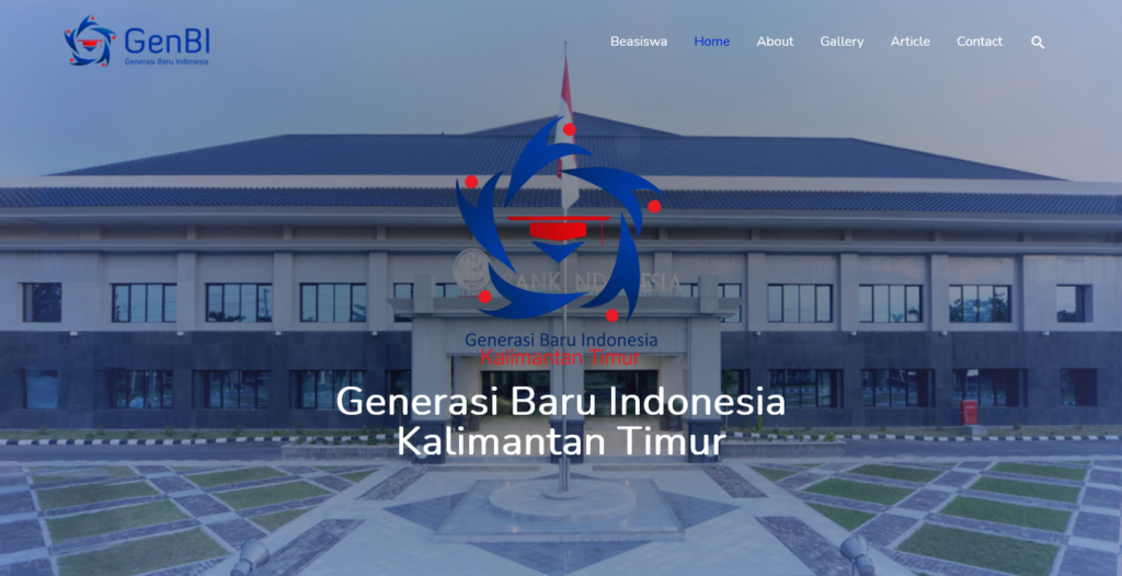 Website GenBI Kaltim